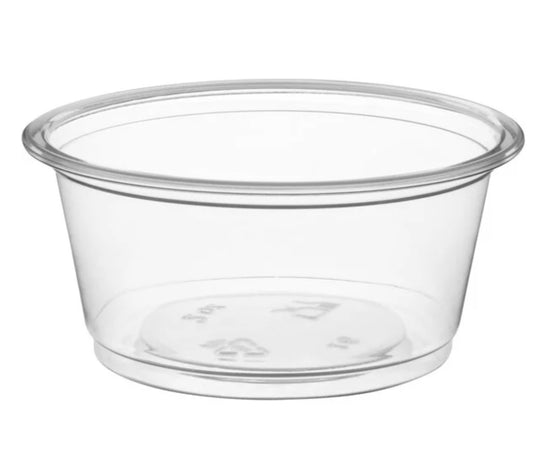 ccg3.us Clear Plastic Souffle Cup / Portion Cup - 2 oz. - 2500/Case